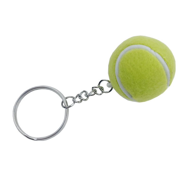 Llavero de pelota de tenis de Pu para bolso