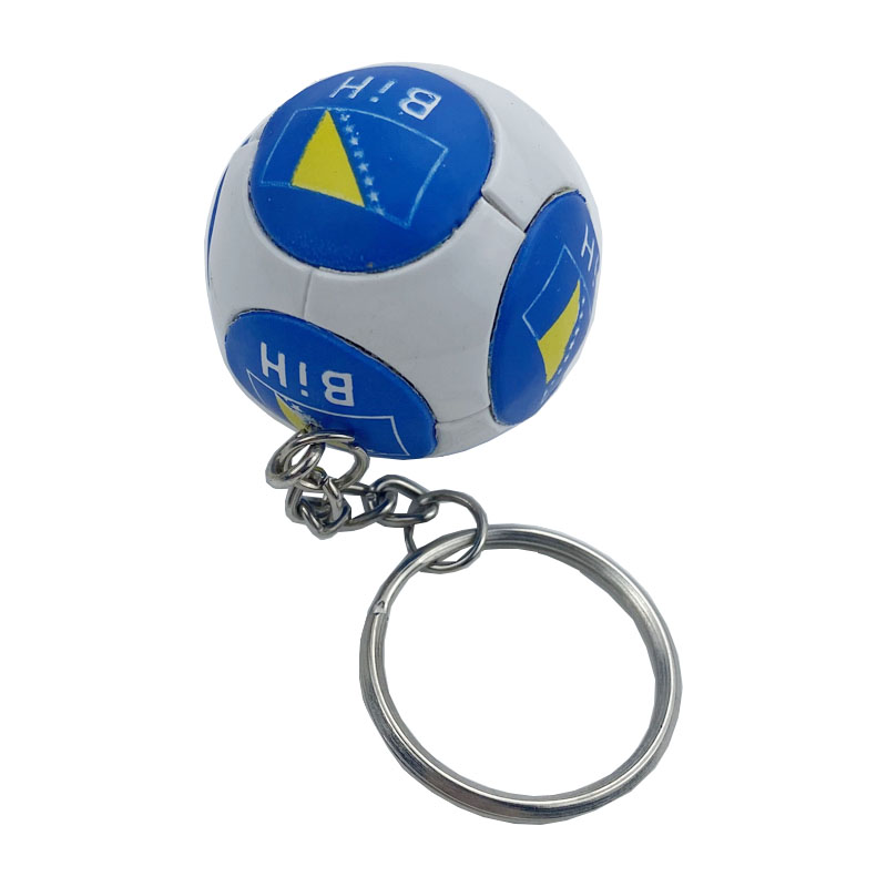 Llavero Mini Bola De Piel Para Llaves