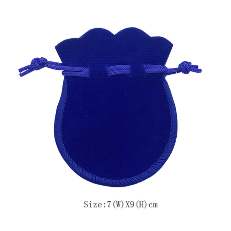 Bolsas de joyería de terciopelo de tela de regalo personalizadas para embalaje
