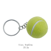 Llavero de pelota de tenis de Pu para bolso