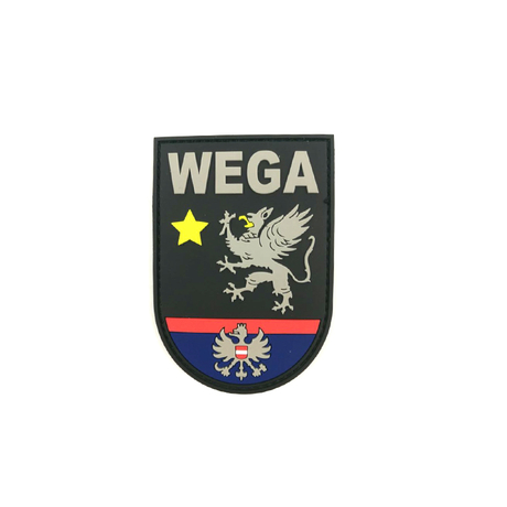 Parche de PVC negro OEM para camiseta