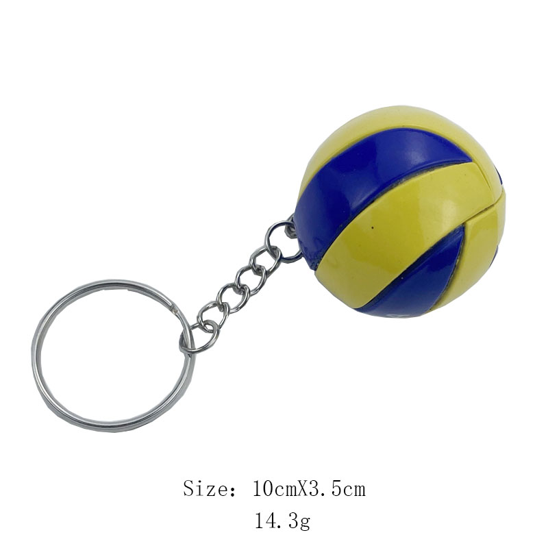 Llavero Mini Bola De Piel Para Llaves